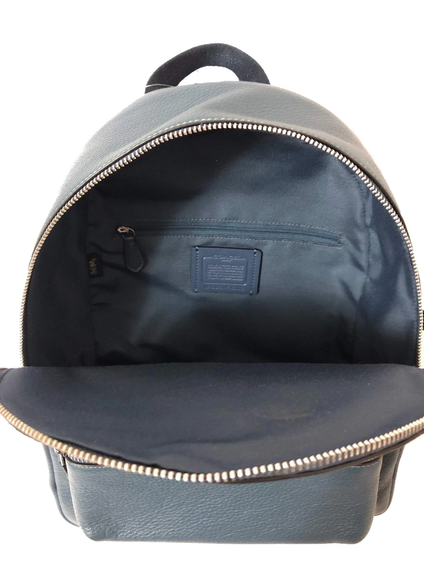 Coach F30550 Medium Charlie Backpack (SV/Denim Multi) 3 Coach F30550 Medium Charlie Backpack (SV/Denim Multi) - Image 3