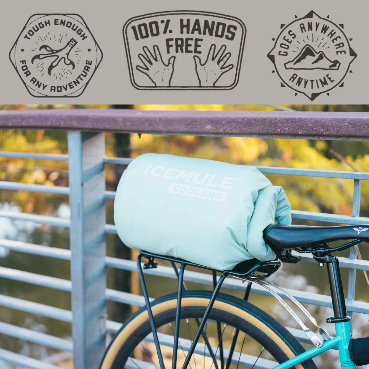 IceMule Classic Insulated Backpack Cooler Bag - Hands-Free, Collapsible, And Waterproof, This Portable Cooler Is An Ideal Sling Backpack For Hiking, The Beach, Picnics And Camping-Small, Seafoam 2 IceMule Classic Insulated Backpack Cooler Bag - Hands-Free, Collapsible, And Waterproof, This Portable Cooler Is An Ideal Sling Backpack For Hiking, The Beach, Picnics And Camping-Small, Seafoam - Image 2