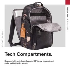 TUMI - Alpha Bravo Sheppard Deluxe Brief Pack Laptop Backpack - 15 Inch Computer Bag For Men And Women - Grey Highlands Print 10 TUMI - Alpha Bravo Sheppard Deluxe Brief Pack Laptop Backpack - 15 Inch Computer Bag For Men And Women - Grey Highlands Print -Backpack Shop 71MSOd5qKKL