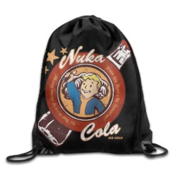 Drawstring Backpack Sack Bag Fallout 4 Boy Video Game Home Travel Sport Storage Hiking Running Bags