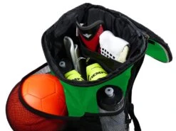 Soccer Backpack With Ball Holder Compartment - | Bag Fits All Soccer Equipment & Gym Gear (Black) (Green) -Backpack Shop 71OkC0Q76YL