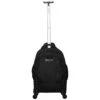 Kenneth Cole Reaction 17" Polyester Dual Compartment 4-Wheel Laptop Backpack, Black