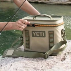 YETI Hopper Flip 8 Portable Cooler, Field Tan/Blaze Orange 9 YETI Hopper Flip 8 Portable Cooler, Field Tan/Blaze Orange -Backpack Shop 71R3GJu37hL