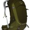 Osprey Packs Stratos 34 Hiking Backpack, Gator Green, Small/Medium