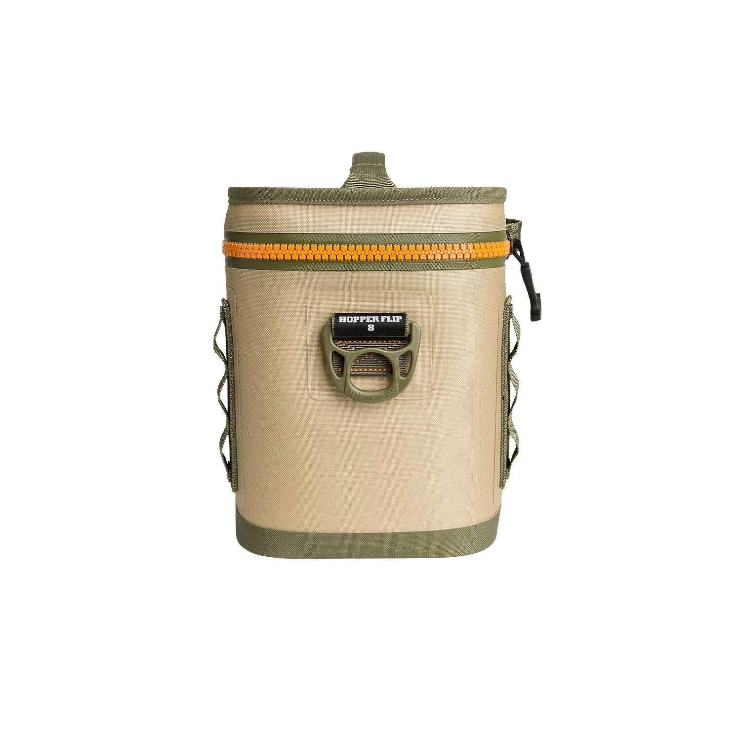 YETI Hopper Flip 8 Portable Cooler, Field Tan/Blaze Orange 6 YETI Hopper Flip 8 Portable Cooler, Field Tan/Blaze Orange - Image 6