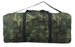 Heavy Duty Cargo Duffel Large Sport Gear Drum Set Equipment Hardware Travel Bag Rooftop Rack Bag (42" X 20" X 20", Camouflage)