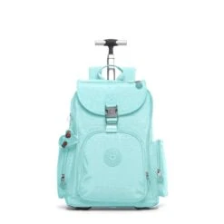 Kipling Alcatraz II Large Rolling Laptop Backpack Fresh Teal Tonal