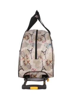 LUCAS Luggage 22 Inch Printed Rolling Carry-On Suitcase Wheeled Duffel (22in, Paris) -Backpack Shop 71Vsj8n7MkL