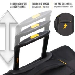 LUCAS Designer Luggage Collection - Expandable 28 Inch Softside Bag - Durable Large Ultra Lightweight Checked Suitcase With 8-Rolling Spinner Wheels (Black) 12 LUCAS Designer Luggage Collection - Expandable 28 Inch Softside Bag - Durable Large Ultra Lightweight Checked Suitcase With 8-Rolling Spinner Wheels (Black) -Backpack Shop 71YBuJDa6DL