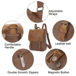 Leather Backpack For Women Men College Laptop Backpack Vintage Backpack Purse 9 Leather Backpack For Women Men College Laptop Backpack Vintage Backpack Purse -Backpack Shop 71YDH5MXQzL