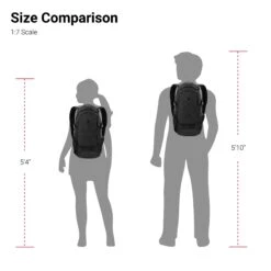 SWISSGEAR Compact Organizer Backpack | Narrow Profile Daypack| Men's And Women's - Black -Backpack Shop 71YSJYp4m5L