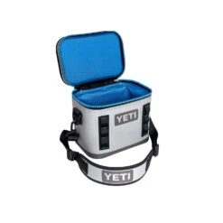 YETI Hopper Flip 8 Portable Cooler, Fog Gray/Tahoe Blue -Backpack Shop 71YW2mBBtPL