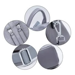 BOYATU Convertible Genuine Leather Backpack Purse For Women Fashion Travel Bag Grey-03 -Backpack Shop 71aW7H4PB3L