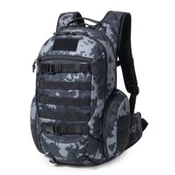 Mardingtop 28L Tactical Backpacks Molle Hiking Daypacks For Camping Hiking Military Traveling Motorcycle (28L-Black Multicam)