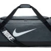 NIKE Brasilia Training Duffel Bag, Flint Grey/Black/White, Large