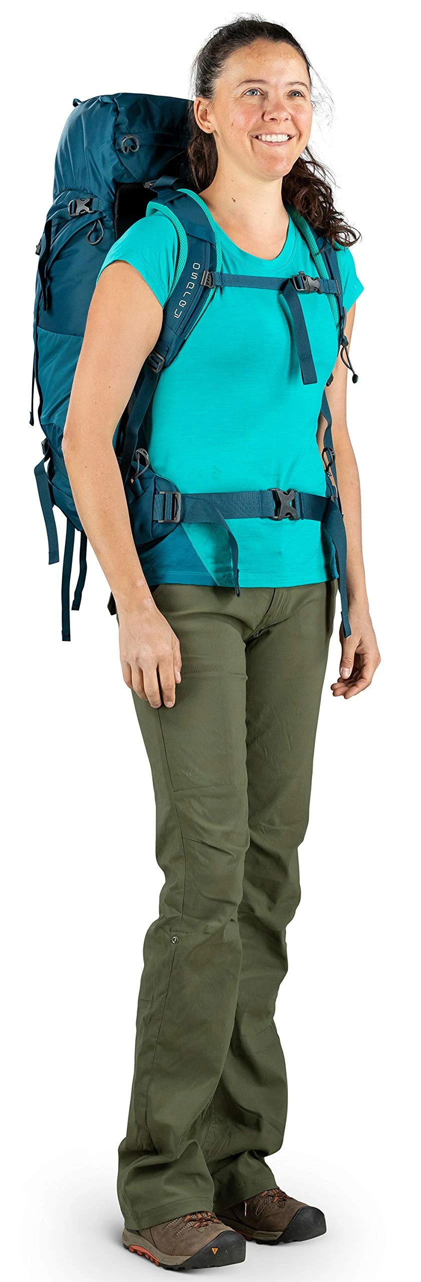 Osprey Packs Kyte 46 Women's Backpack, Ice Lake Green, WX/Small 5 Osprey Packs Kyte 46 Women's Backpack, Ice Lake Green, WX/Small - Image 5