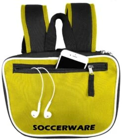 Soccer Backpack With Ball Holder Compartment - | Bag Fits All Soccer Equipment & Gym Gear (Black) (Yellow) -Backpack Shop 71h xh7 2BJtL
