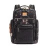 TUMI - Alpha Bravo Sheppard Deluxe Brief Pack Laptop Backpack - 15 Inch Computer Bag For Men And Women - Grey Highlands Print