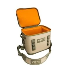 YETI Hopper Flip 12 Portable Cooler, Field Tan/Blaze Orange -Backpack Shop 71mEsPNKVNL