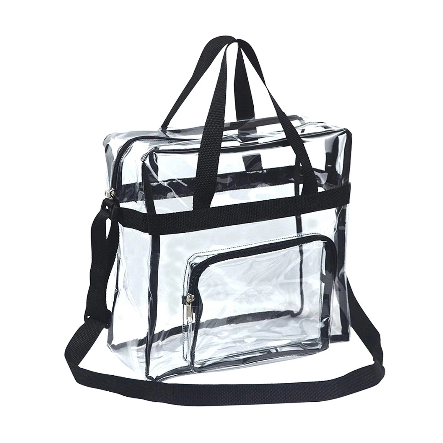 Magicbags Clear Tote Bag Stadium Approved,Adjustable Shoulder Strap And Zippered Top,Stadium Security Travel & Gym Clear Bag, Perfect For Work, School, Sports Games And Concerts-12 X12 X6 7 Magicbags Clear Tote Bag Stadium Approved,Adjustable Shoulder Strap And Zippered Top,Stadium Security Travel & Gym Clear Bag, Perfect For Work, School, Sports Games And Concerts-12 X12 X6 - Image 7
