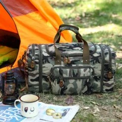 Plambag Canvas Duffle Bag For Travel, 50L Duffel Overnight Weekend Bag(Camouflage) -Backpack Shop 71nKF7UsNrL