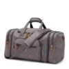 Plambag Canvas Duffle Bag For Travel, 50L Duffel Overnight Weekend Bag(Gray)