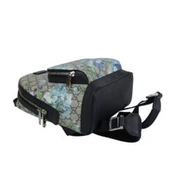 Gucci Unisex Beige/Blue Bloom GG Coated Canvas Small Backpack With Box 427042 8493 -Backpack Shop 71pPx2We6OL