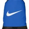 Nike Brasilia Training Gymsack, Drawstring Backpack With Zipper Pocket And Reinforced Bottom, Game Royal/Game Royal/White