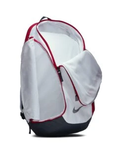 Nike Hoops Elite Hoops Pro Basketball Backpack White/Obsidian/Red -Backpack Shop 71pXOAnf 2BCL