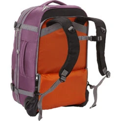 EBags TLS Mother Lode Rolling Weekender 22 Inch Travel Backpack With Wheels - Carry-On - (Brushed Indigo) -Backpack Shop 71t5hFCFq9L 4120c6b3 4451 44b1 b46d 44dabcb953bd