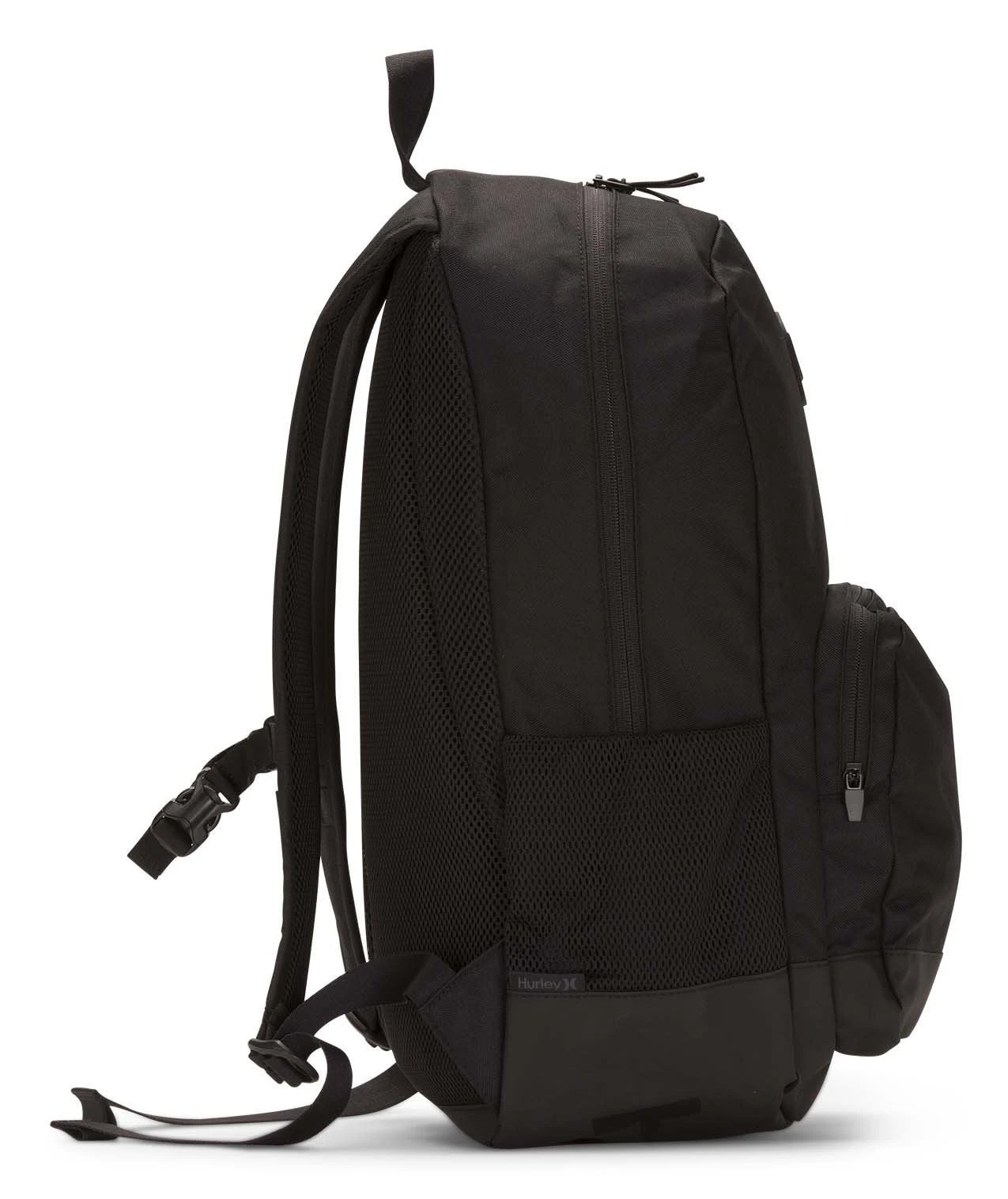 Hurley Men's Renegade Solid Laptop Backpack, Black, QTY 2 Hurley Men's Renegade Solid Laptop Backpack, Black, QTY - Image 2