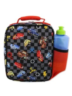 Disney Cars Lighting McQueen Boys Soft Insulated School Lunch Box (One Size, Black/Red) -Backpack Shop 71xgbfWDKRL