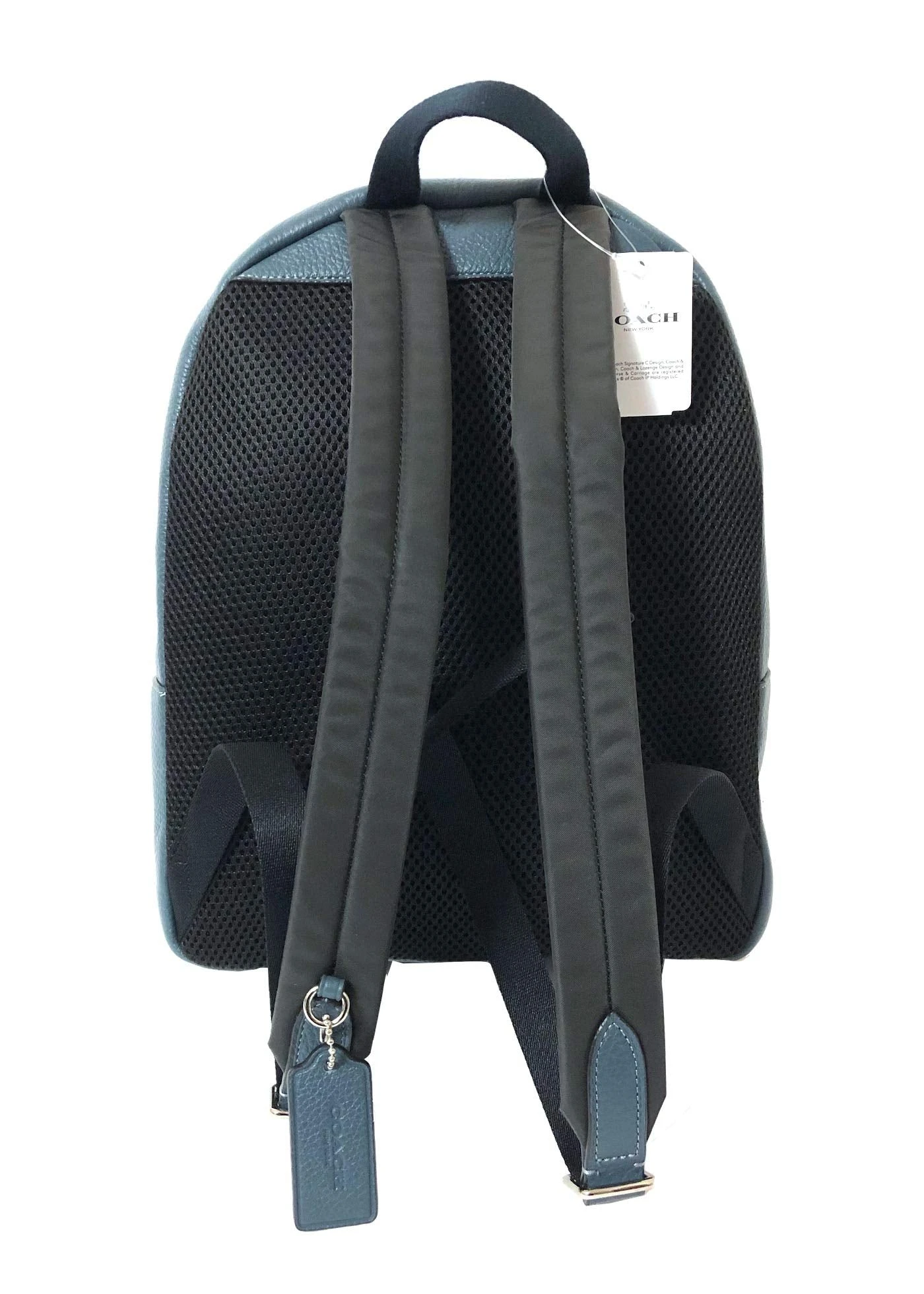 Coach F30550 Medium Charlie Backpack (SV/Denim Multi) 4 Coach F30550 Medium Charlie Backpack (SV/Denim Multi) - Image 4