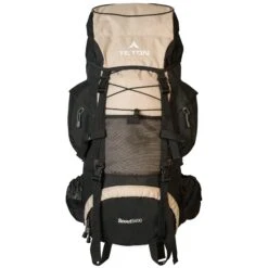 TETON Sports Scout 3400 Internal Frame Backpack; High-Performance Backpack For Backpacking, Hiking, Camping; Tan
