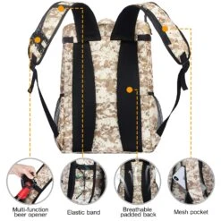 SEEHONOR Insulated Cooler Backpack Leakproof Soft Cooler Bag Lightweight Backpack With Cooler For Lunch Picnic Hiking Camping Beach Park Day Trips, 30 Cans (Camouflage) 10 SEEHONOR Insulated Cooler Backpack Leakproof Soft Cooler Bag Lightweight Backpack With Cooler For Lunch Picnic Hiking Camping Beach Park Day Trips, 30 Cans (Camouflage) -Backpack Shop 8111mqOfOvL