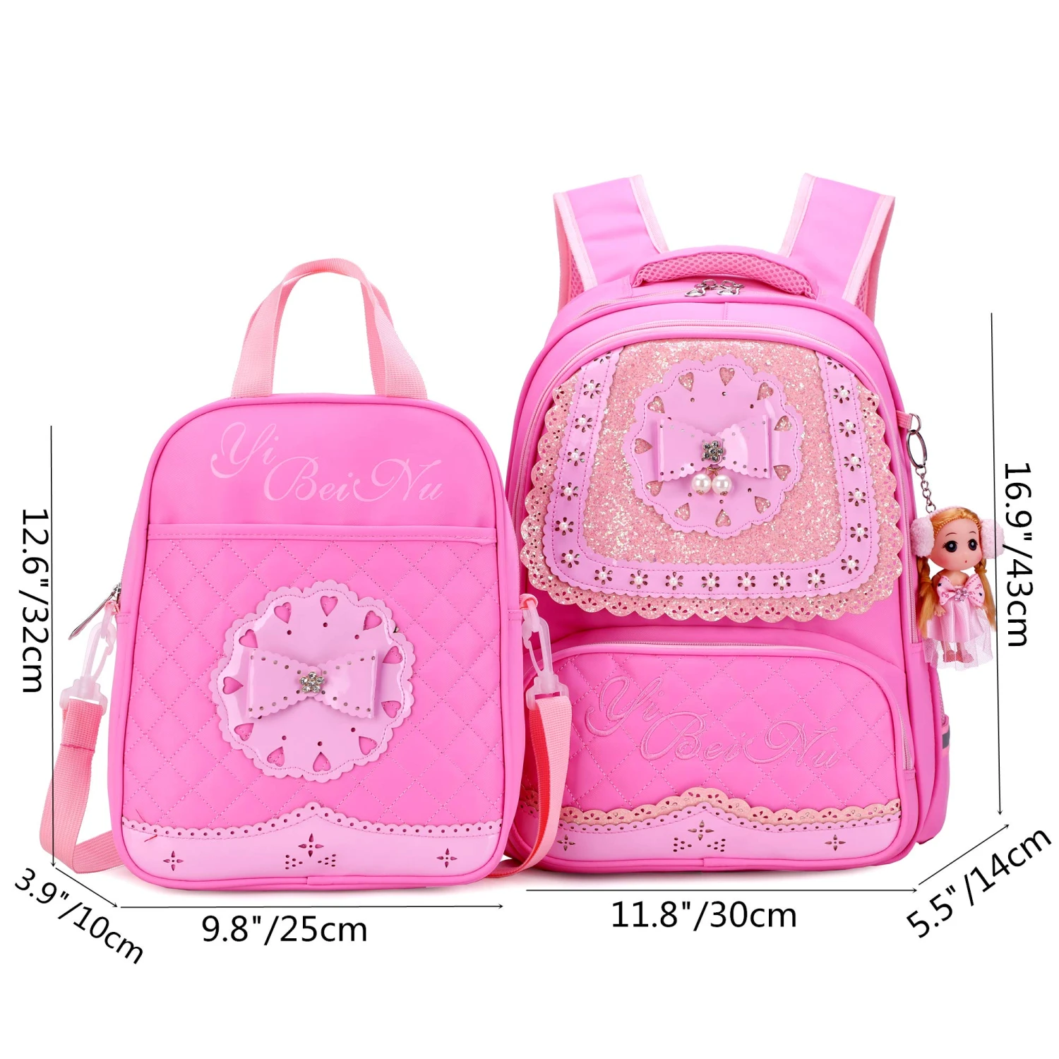 Meetbelify Big Kids School Backpack For Boys Kids Elementary School Bags Out Door Day Pack (pink Bag) 4 Meetbelify Big Kids School Backpack For Boys Kids Elementary School Bags Out Door Day Pack (pink Bag) - Image 4