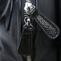 Heshe Women's Vintage Leather Backpack Casual Daypack For Ladies And Girls (Black-L) -Backpack Shop 813sgh60QlL