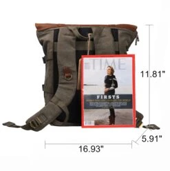 Leather Backpack For Men TOPWOLFS Canvas Backpack Vintage Rucksack Fit 15.6" Laptop School Travel Bag -Backpack Shop 813vSqmnKaL