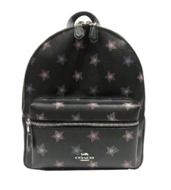 Coach F30550 Medium Charlie Backpack (SV/Black Multi)