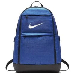 Nike Brasilia Training Backpack, Extra Large Backpack Built For Secure Storage With A Durable Design, Game Royal/Black/White