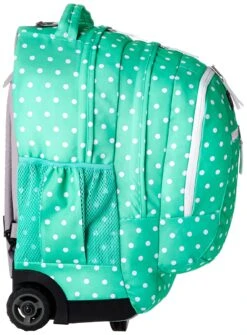 JanSport Unisex Driver 8 Wheeled Seafoam Green/White Dots Backpack 10 JanSport Unisex Driver 8 Wheeled Seafoam Green/White Dots Backpack -Backpack Shop 815hWKXL7gL