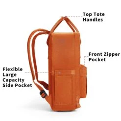 KALIDI Casual Backpack For Women,15 Inches Laptop Classic Backpack Camping Rucksack Travel Outdoor Daypack College School Bag, Orange 11 KALIDI Casual Backpack For Women,15 Inches Laptop Classic Backpack Camping Rucksack Travel Outdoor Daypack College School Bag, Orange -Backpack Shop 816pxaUmT3L