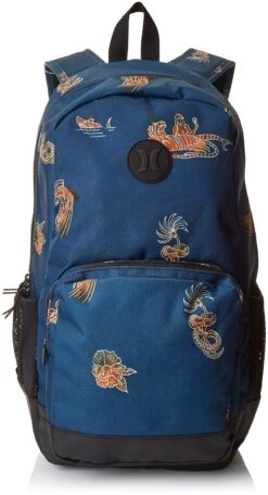 Hurley Men's Renegade Printed Laptop Backpack, Blue Force, QTY -Backpack Shop 816rQtJhHKL