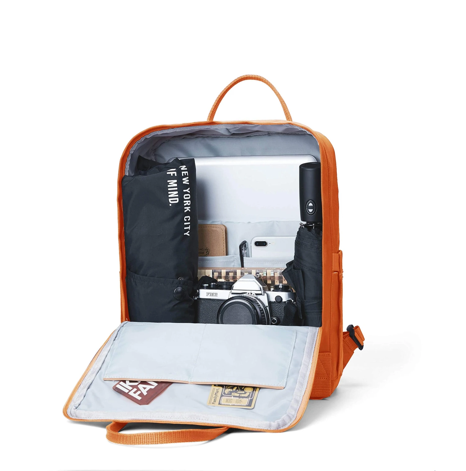 KALIDI Casual Backpack For Women,15 Inches Laptop Classic Backpack Camping Rucksack Travel Outdoor Daypack College School Bag, Orange 6 KALIDI Casual Backpack For Women,15 Inches Laptop Classic Backpack Camping Rucksack Travel Outdoor Daypack College School Bag, Orange - Image 6