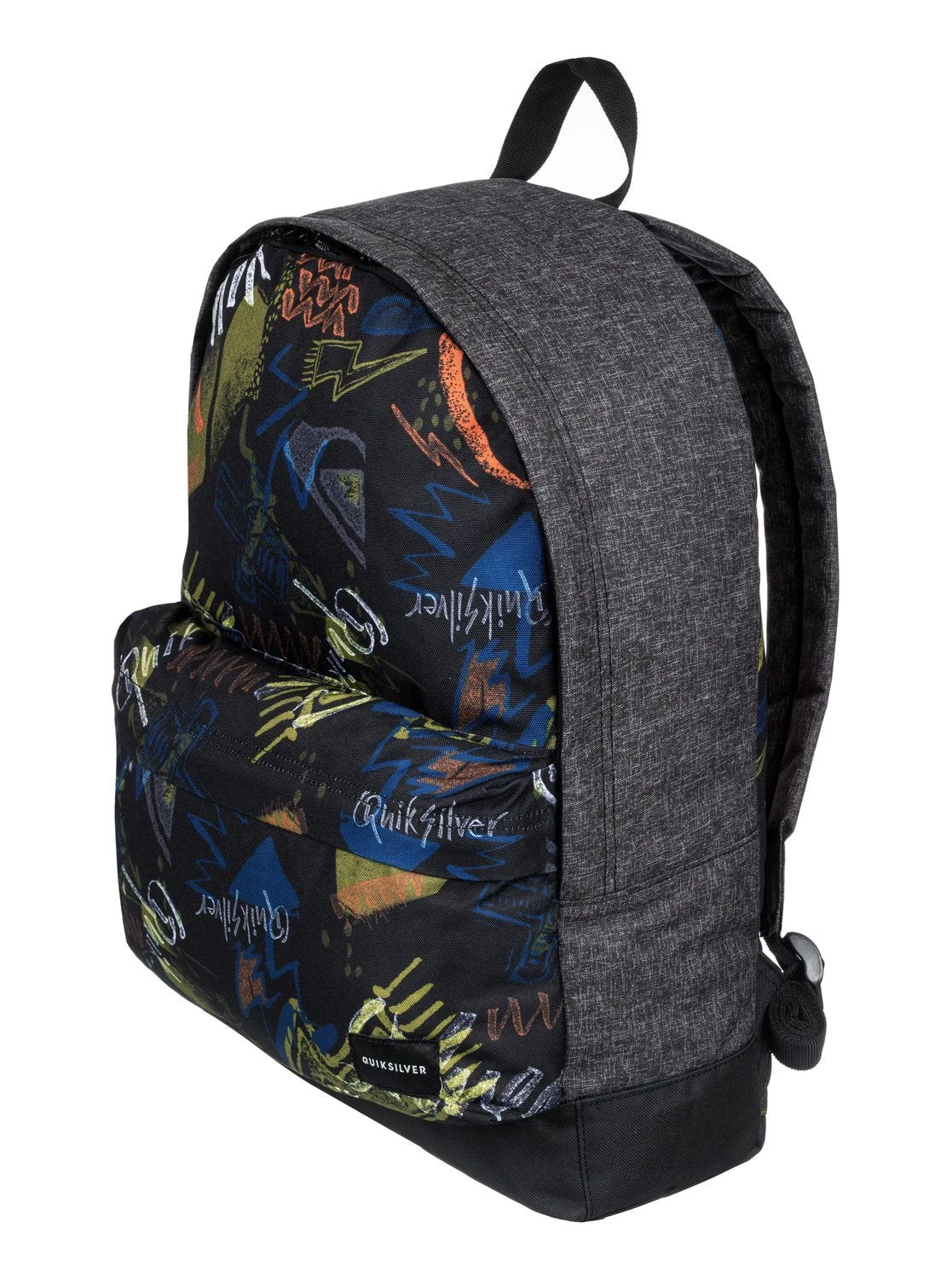 Quiksilver Men's Everyday Poster Backpack, BLACK THUNDERBOLTS 4 Quiksilver Men's Everyday Poster Backpack, BLACK THUNDERBOLTS - Image 4