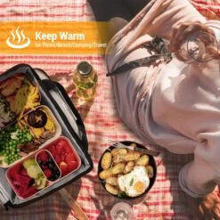 OlarHike 30 Liter Large Cooler Lunch Bag, Collapsible And Insulated Lunch Box Leakproof Cooler Bag For Camping, Picnic, BBQ, Family Outdoor Activities (Grey) -Backpack Shop 817npOHgBML