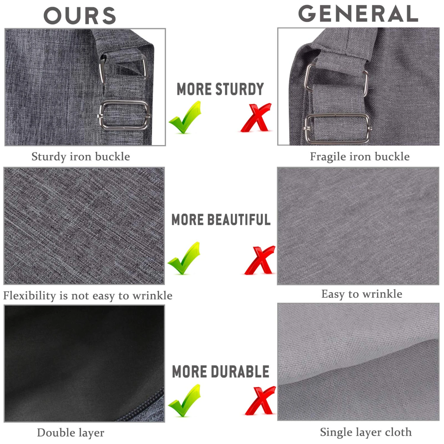 Fanspack Women's Canvas Hobo Handbags Simple Casual Top Handle Tote Bag Crossbody Shoulder Bag Shopping Work Bag (Light Grey) 5 Fanspack Women's Canvas Hobo Handbags Simple Casual Top Handle Tote Bag Crossbody Shoulder Bag Shopping Work Bag (Light Grey) - Image 5