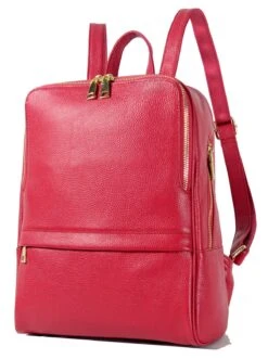 Coolcy Hot Style Women Real Genuine Leather Backpack Fashion Bag (Rose) -Backpack Shop 818JWPcoN6L