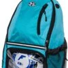 LISH Soccer Backpack - Large School Sports Gym Bag W/ Ball Compartment (Aqua)