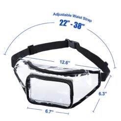 Magicbags Clear Fanny Pack,Stadium Approved Waist Pack For Festival, Games,Travel And Concerts 13 Magicbags Clear Fanny Pack,Stadium Approved Waist Pack For Festival, Games,Travel And Concerts -Backpack Shop 81AYV i3unL